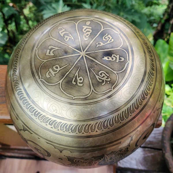 Sahasrara Mantra Singing Bowl - G (21 cm, 1.3 kg) - Image 6