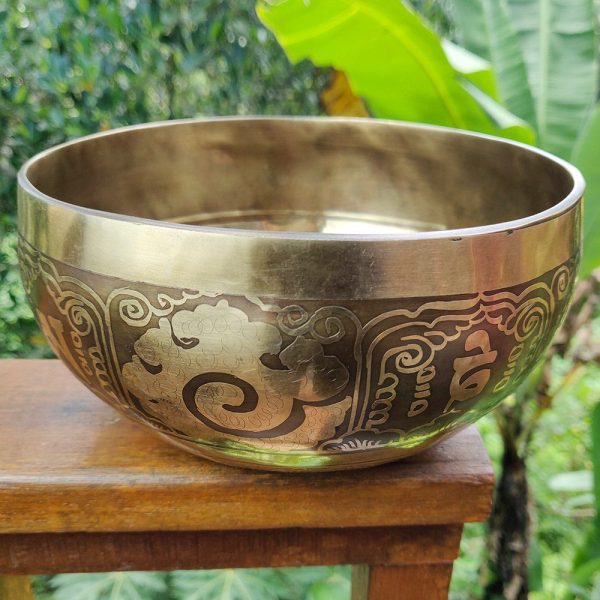 Vajra Mantra Singing Bowl - E (19 cm, 0.9 kg) - Image 2