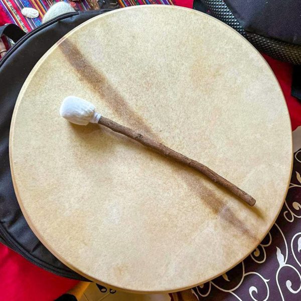 Shamanic Drum "Black Tiger" (50cm)