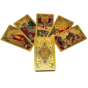 Neo Rider Waite Tarot Gold Waterproof Card Deck