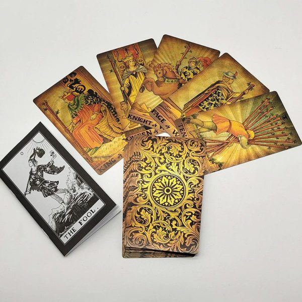 Nео Rider Waite Tarot Золотая Водонепроницаемая Колода Карт 2 — изображение 3