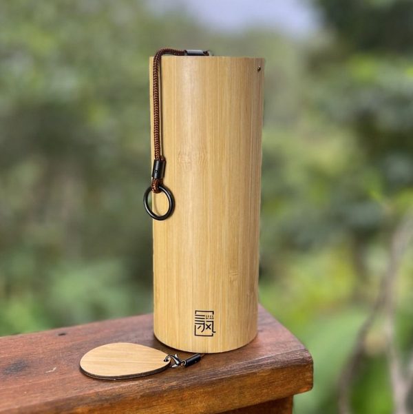 Bamboo Wind Chimes "Seek Wind - Rain" (D-F-A-G)