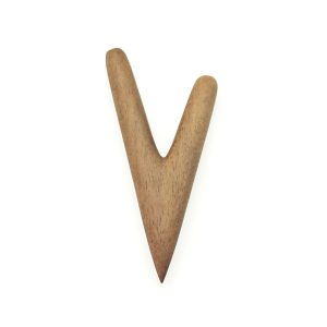 Wooden Kuripe Pipe Simple (Sawo Wood)