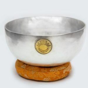 Silver Newmoon Hammered Singing Bowl - C3 (24 cm, 1.6 kg)