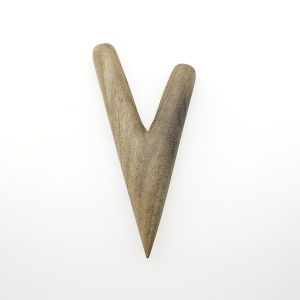 Wooden Kuripe Rapeh Applicator (Dark Waru Wood)