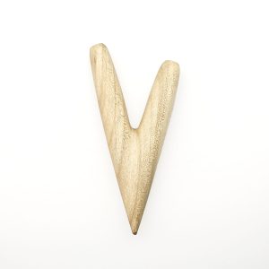 Wooden Kuripe Rapeh Applicator (Crocodile Wood)