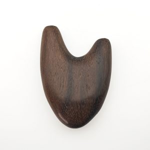 Wooden Kuripe Rapeh Applicator "Heart" (Iron Wood)