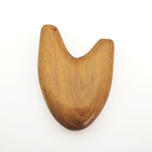 Wooden Kuripe Rapeh Applicator "Heart" (Jackfruit Wood)