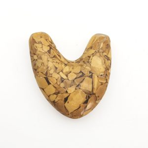 Bamboo Fosil Kuripe Rapeh Applicator "Heart"