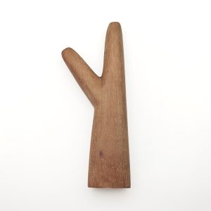 Wooden Kuripe Pipe V-Shape Standing (Sawo Wood)