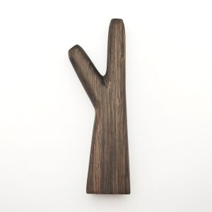 Wooden Kuripe Pipe V-Shape Standing (Sono Wood)