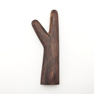 Wooden Kuripe Pipe V-Shape Standing (Tamarind Wood)