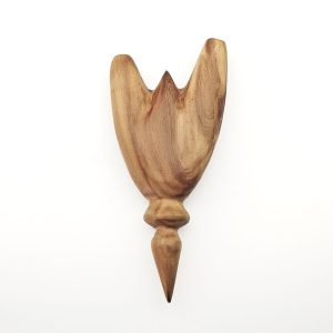 Wooden Kuripe Pipe Strange-Shape (Cemara Wood)