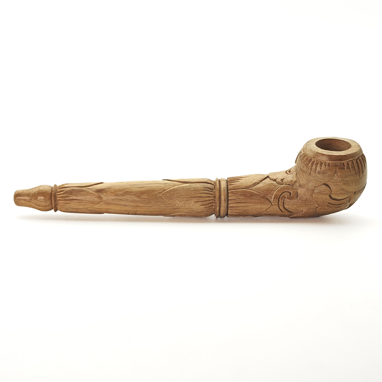 Wooden Collapsible Smoking Pipe Agarwood (23 cm) - Image 6