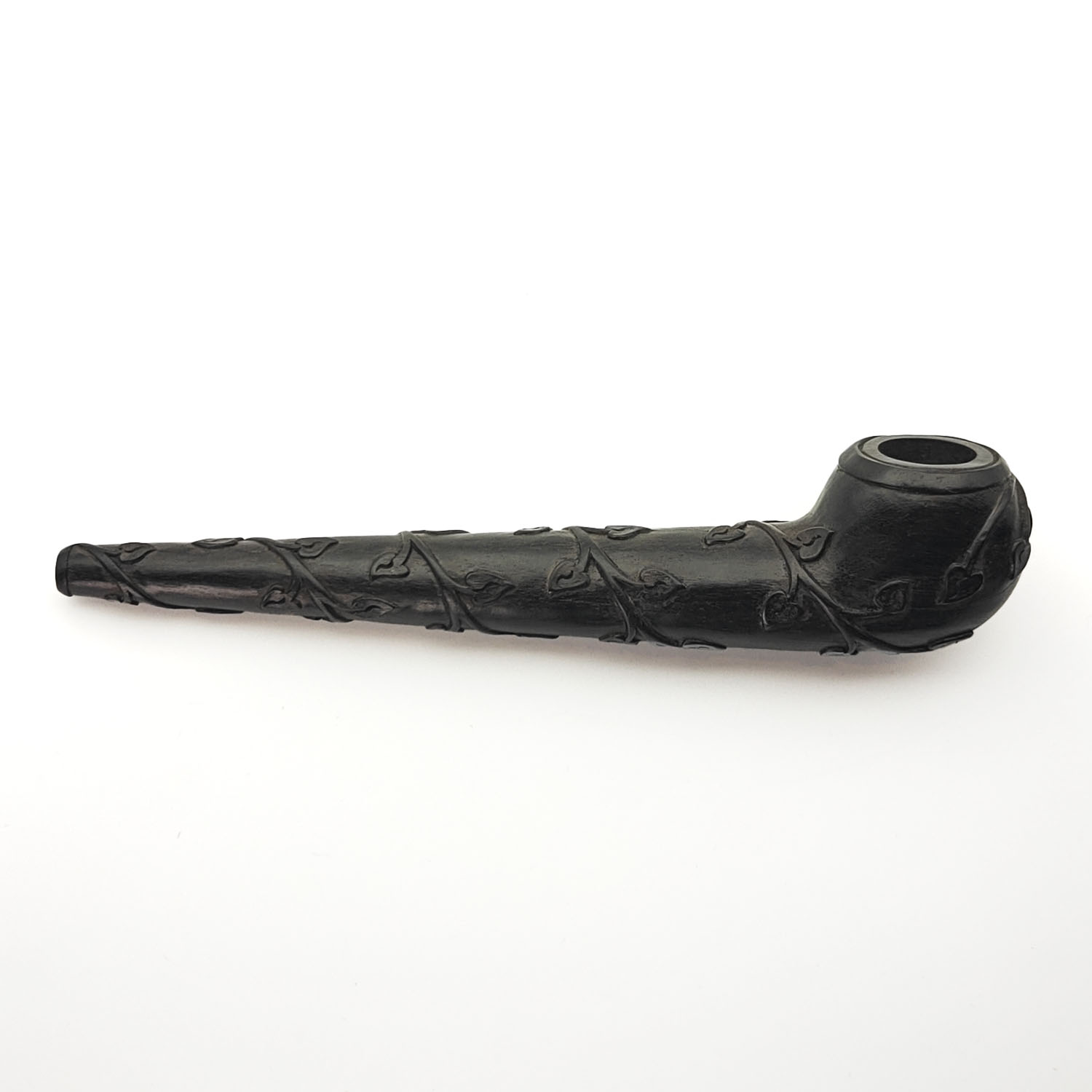 Smoking Pipe Ebony Wood "Madre Aya Liana" (21 cm) - Image 2
