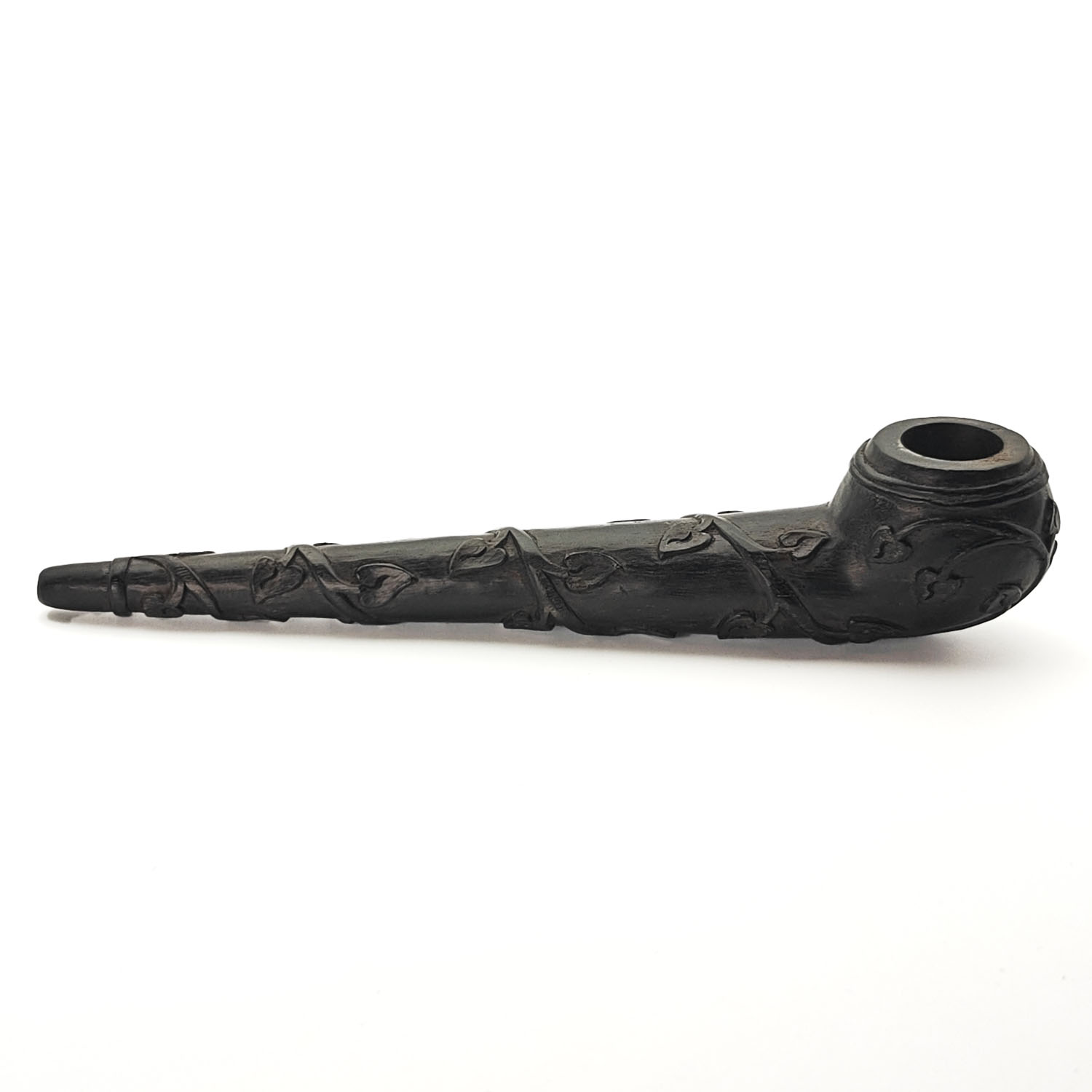 Smoking Pipe Ebony Wood "Madre Aya Liana" (21 cm)