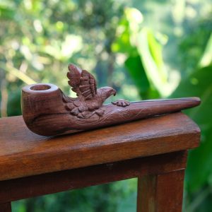 Smoking Pipe Dark Sono Wood "Eagle" (21 cm)