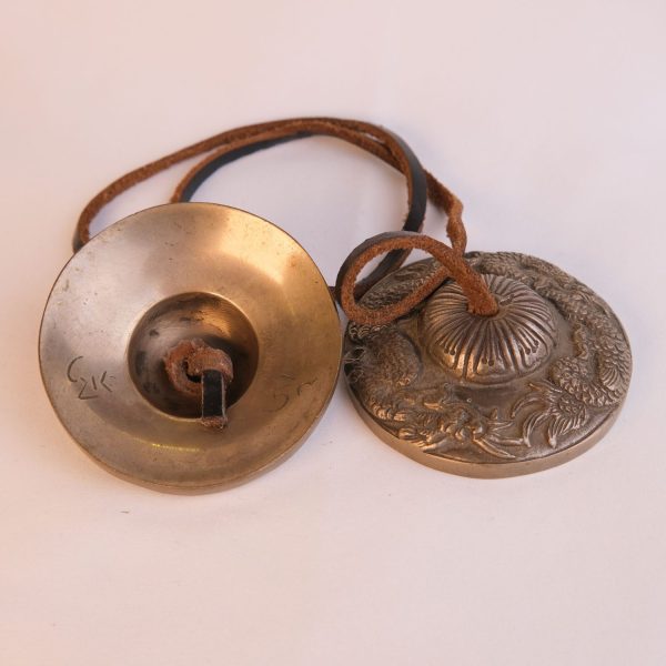 Bronze Tingsha "Dragons" (Tibetan Bells) (7.5 cm, 300 gr) - Image 2
