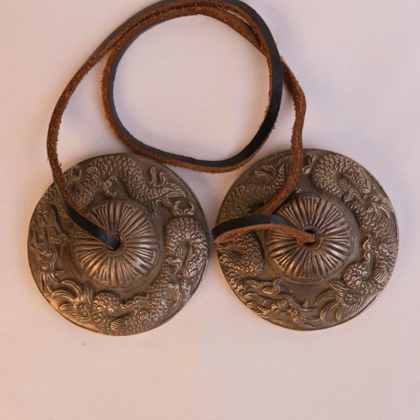 Bronze Tingsha "Dragons" (Tibetan Bells) (7.5 cm, 300 gr) - Image 3