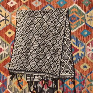 Ceremonial Handmade Cotton Altar Cloth Black (134x34cm)