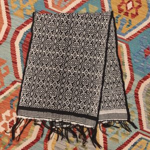 Ceremonial Handmade Cotton Altar Cloth Black (122x45cm)