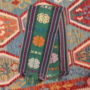 Ceremonial Handmade Cotton Altar Cloth Green(120x28cm)