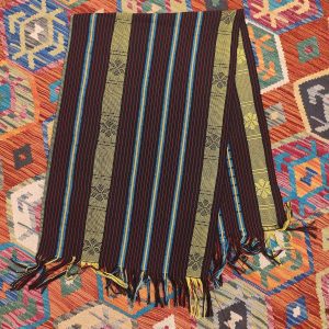 Ceremonial Handmade Cotton Altar Cloth Black (147x52cm)