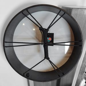 Shamanic Vegan Drum Black (35 cm)