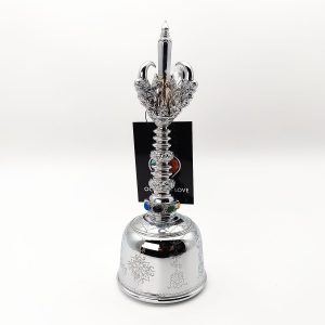 Balinese Priest Genta Bell Silver Carved - E7 (8 cm, 0.95 kg)