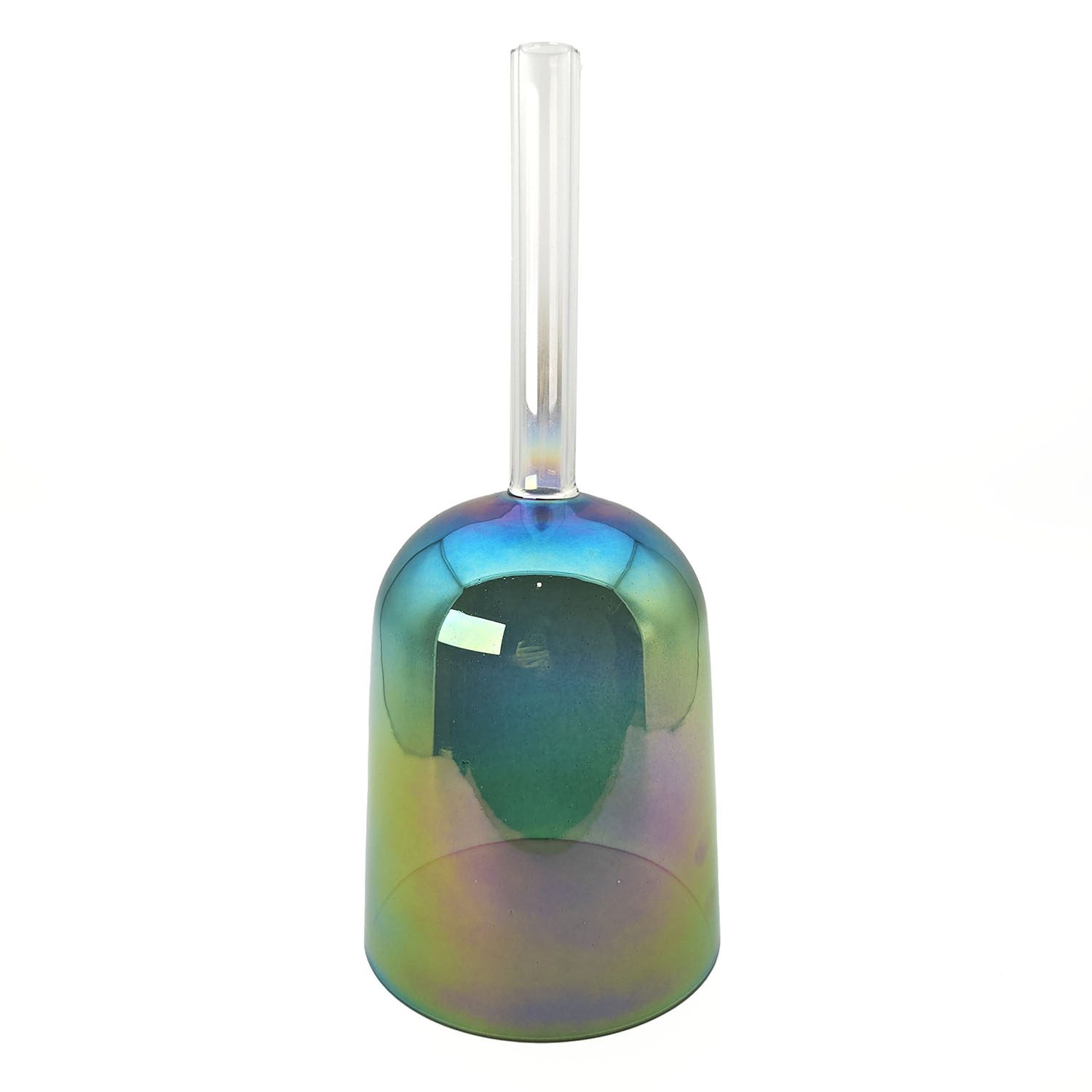 Alchemy Solfeggio Crystal Bowl With Handle - 639 Hz (D#5, 12 cm, 0.4 kg)