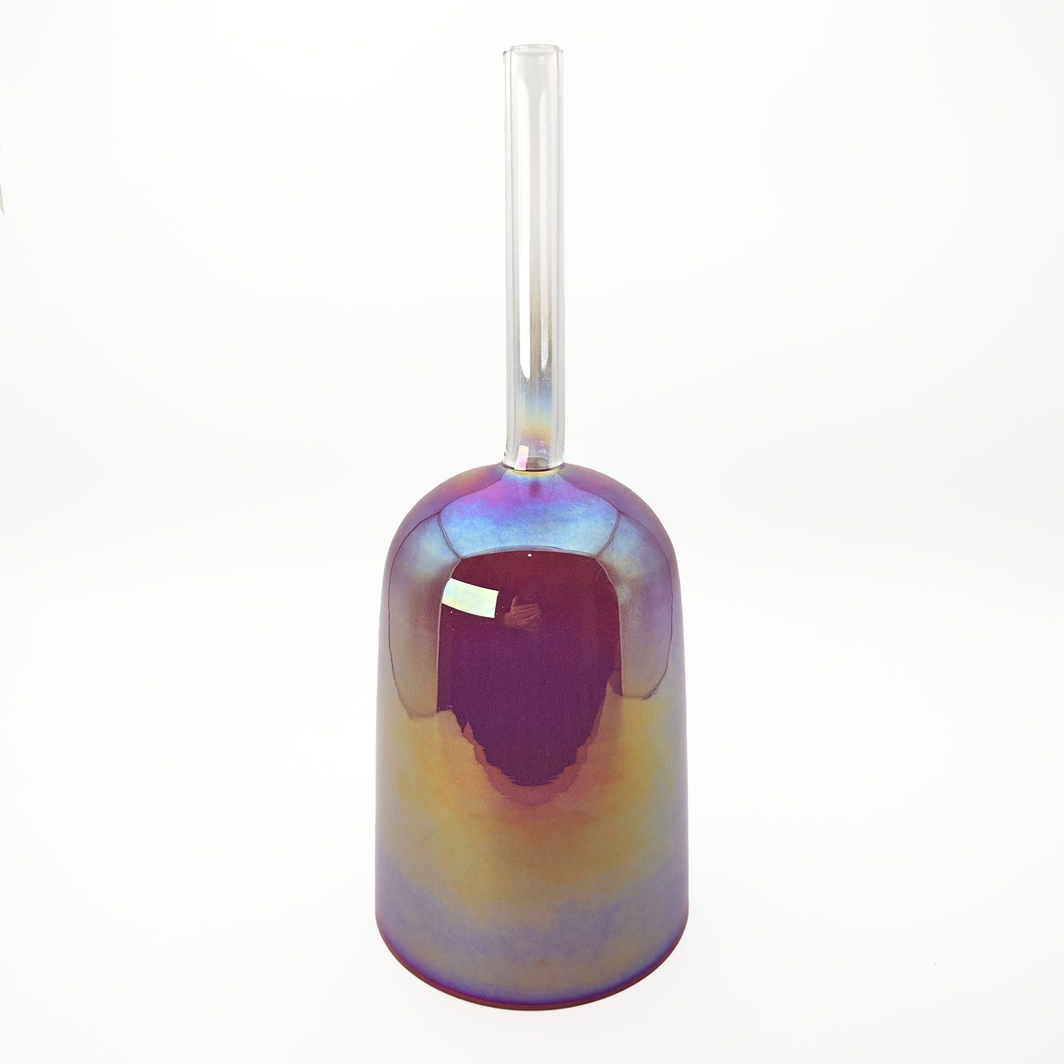 Alchemy Solfeggio Crystal Bowl With Handle - F#5 (12 cm, 0.5 kg)