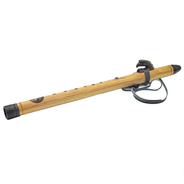 Premium Single Flute Teakwood Amethyst - Gm