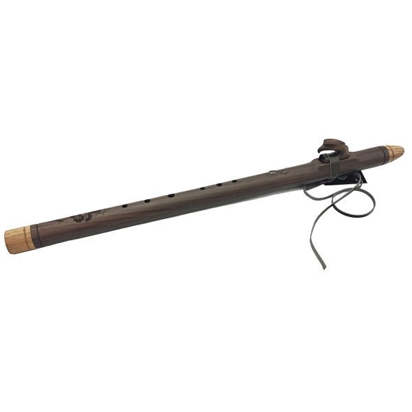 Premium Single Flute Rosewood Abalone Shell - Em