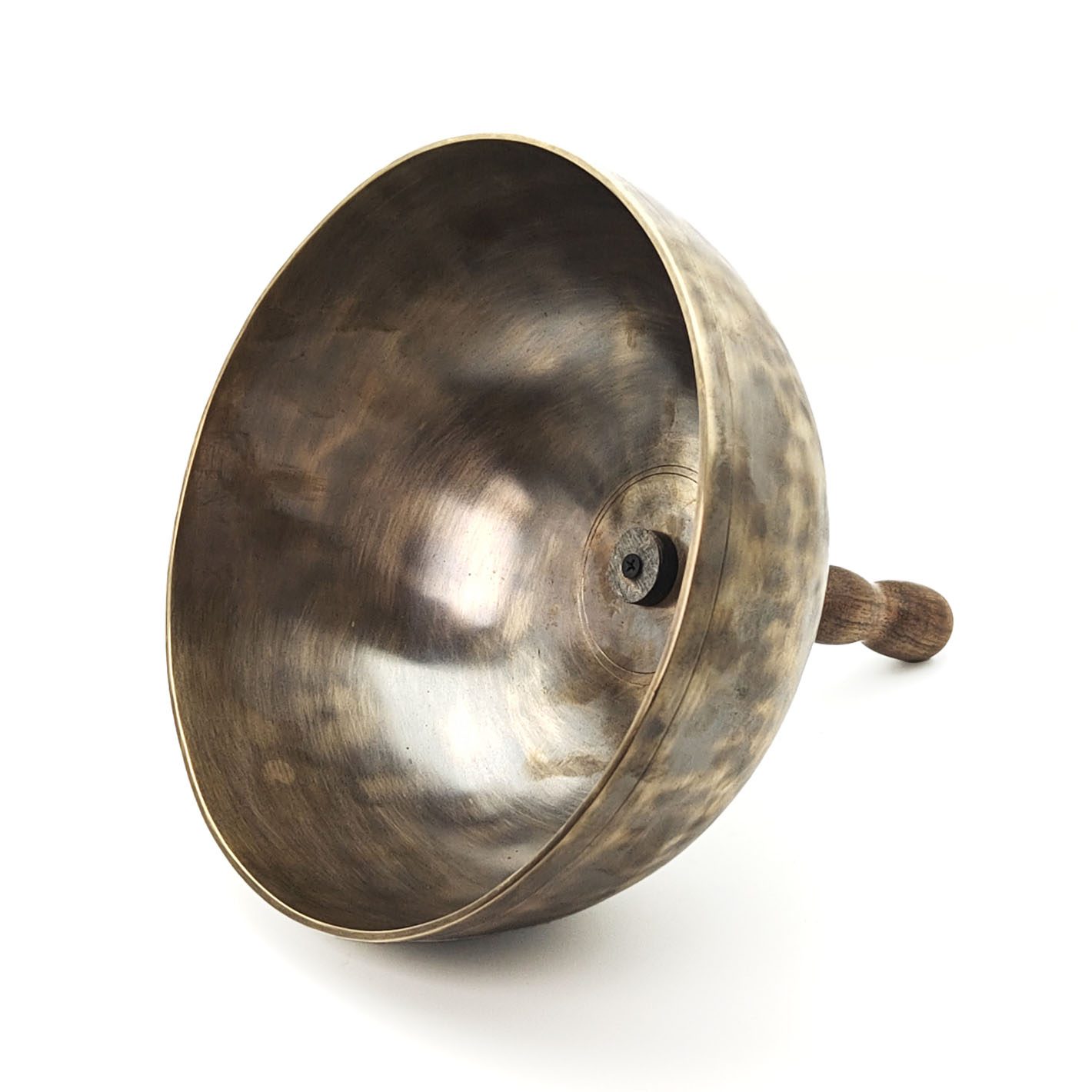 Vibrating Hammered Singing Bowl With Handle - A#2 (23 cm, 1.4 kg) - Image 3