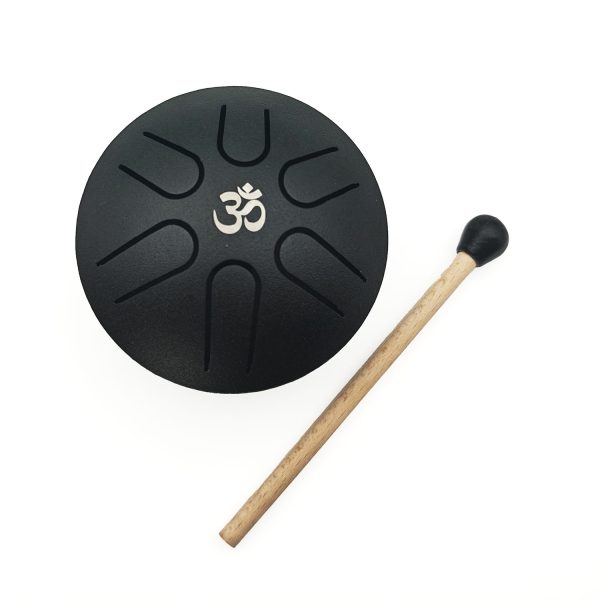 HLURU Happy Drum Micro Ink Black "OM" (8 cm) - Image 2