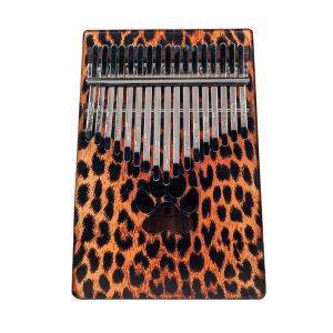 Kalimba MAHALO Cheetah MKA17 (17 Keys, Trembesi Wood, Soft Case)