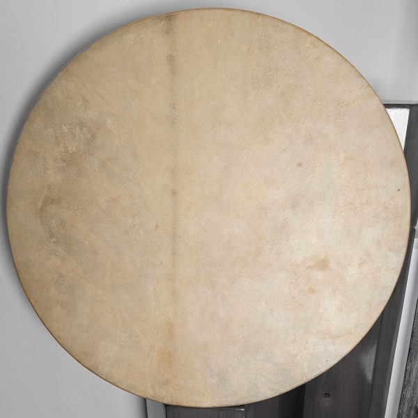 Shamanic Drum With Suede & Silver "Black Tiger" (45 cm) — изображение 2