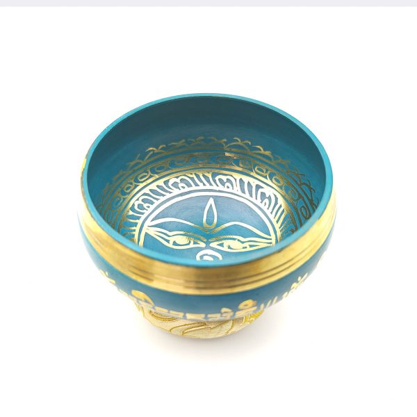Souvenir Machine Made Bowl Colored Mantra (10 cm, 0.3 kg) - Image 3