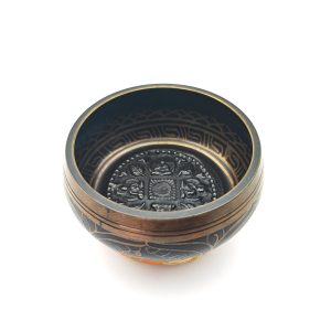Souvenir Machine Made Bowl Mantra Monk (10 cm, 0.3 kg)