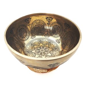 Yantra Hammered Singing Bowl - F3 (22 cm, 1.3 kg)