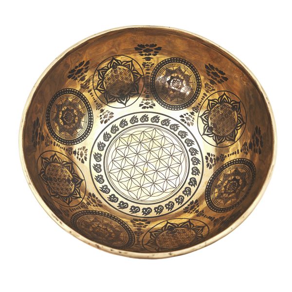 Yantra Hammered Singing Bowl - C# (25 cm, 1.7 kg) - Image 2