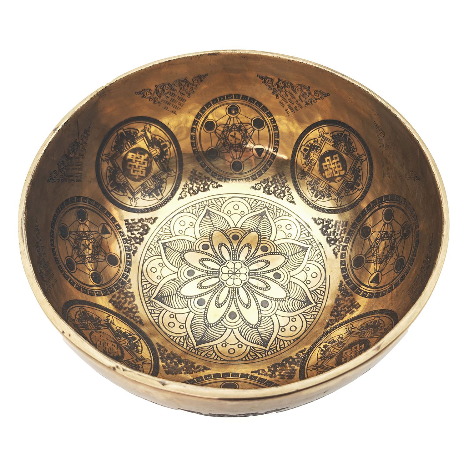 Yantra Hammered Singing Bowl - F# (20 cm, 1.2 kg)