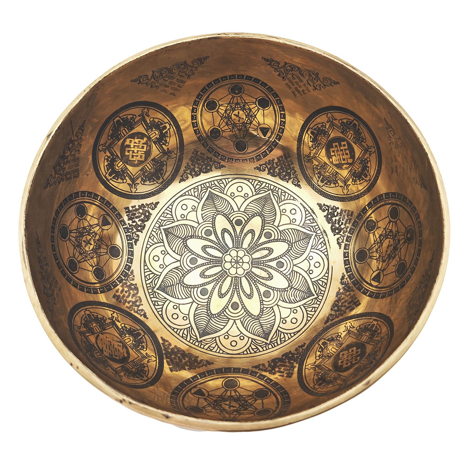 Yantra Hammered Singing Bowl - F# (20 cm, 1.2 kg) - Image 2