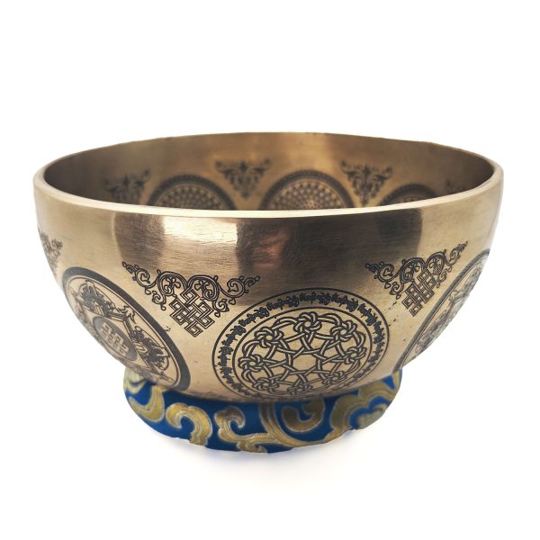 Yantra Hammered Singing Bowl - F3 (21 cm, 1.3 kg) - Image 3