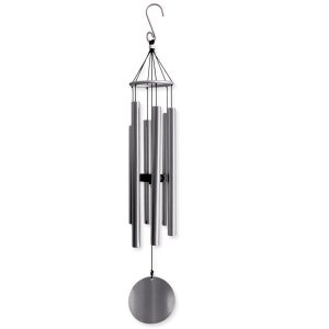Windchime Nature's Melody Aureole Tunes B Pentatonic Premium Silver (80 cm)
