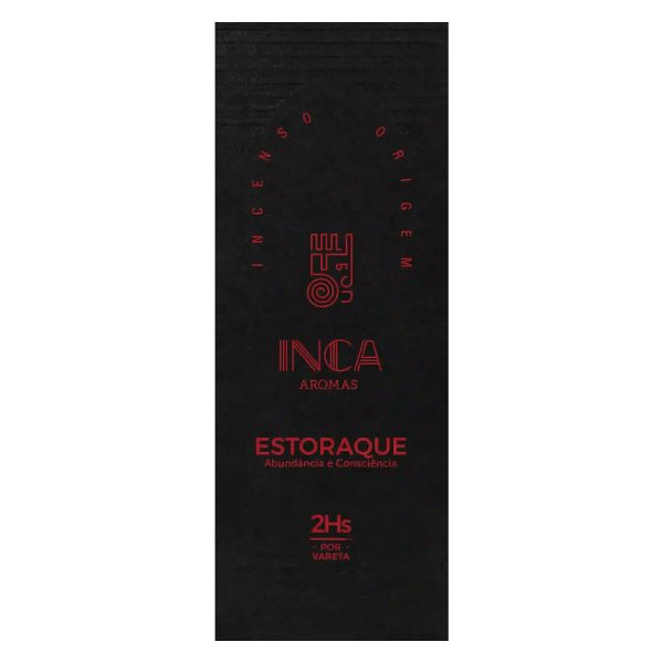 INCA Aromas Premium Incense Sticks "Black Styrax" (Brasil)