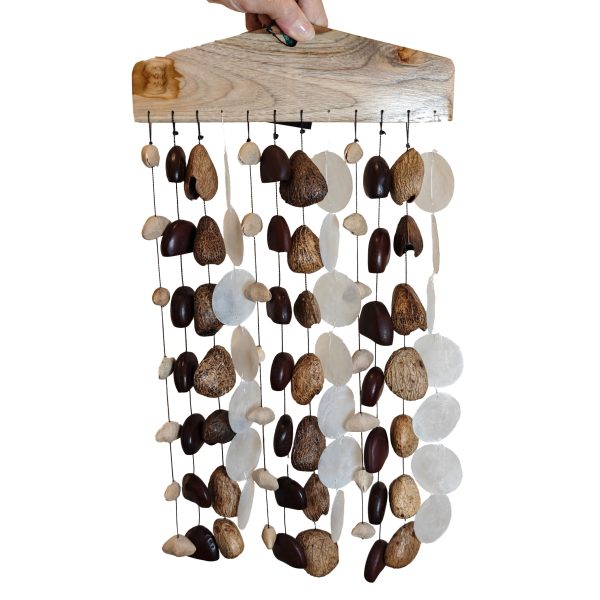 Shell-Pangi-Kenari-Bendo Mix Hanging Chimes Medium