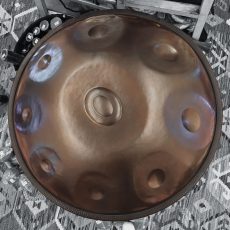 Handpan "D Minor" Brown