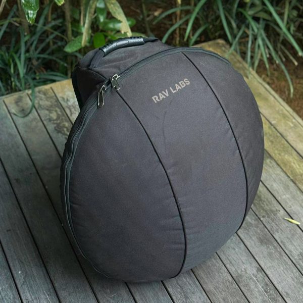 Handpan RAV PAN "F# Romanian Hijaz" Black (Russia) (Used) - Image 3