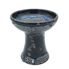 Premium Ceramic Glazed Incense Burner Medium "Shipibo" (14 cm)